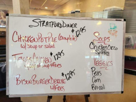 Stratford Diner menu