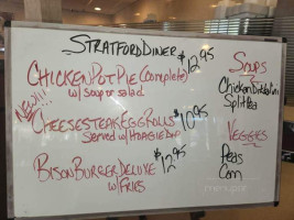 Stratford Diner menu