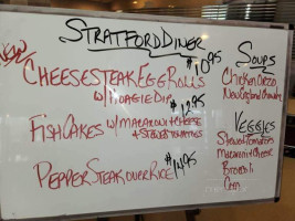 Stratford Diner menu