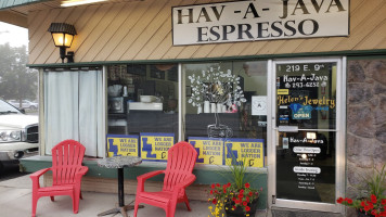 Hav-a-java Expresso To Go outside