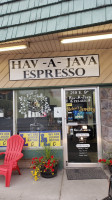 Hav-a-java Expresso To Go outside