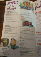 Bahama Breeze menu