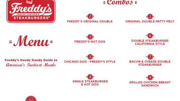 Freddy's Frozen Custard Steakburgers food