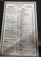 Courthouse Cafe menu