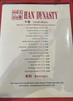 Han Dynasty menu