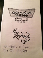 Sandra's Seafood outside