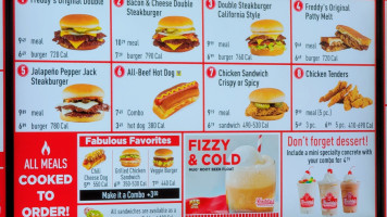 Freddy's Frozen Custard Steakburgers food