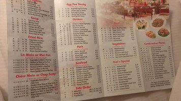 Ocean Star Super Buffet menu