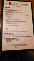 Pizanos menu