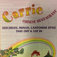 Carrie Chinese menu