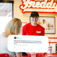 Freddy's Frozen Custard Steakburgers food