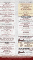 Snazzy's Hot Wings Sassy Things menu