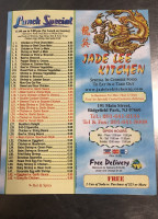 Jade Lee menu