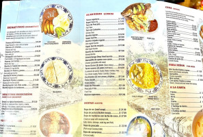 Maya's Cafe menu