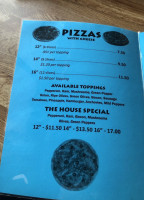 Pioneer Bar Restaurant menu