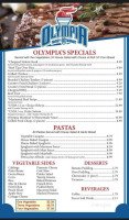 Olympia Family menu