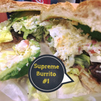 The Supreme Burrito #1 food