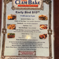 The Clam Bake food