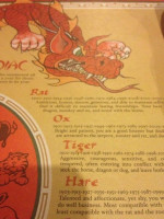 Great Wall menu