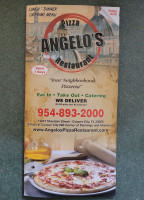 Angelos menu