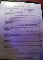 Thai Hut Restaurant Bar menu