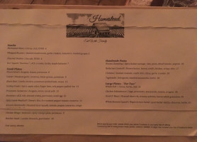 Homestead. menu