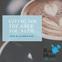 Blue Moose Coffee Creations food