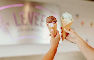 Levee Coffee Creamery food