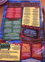 Buddy's Crabs Ribs menu