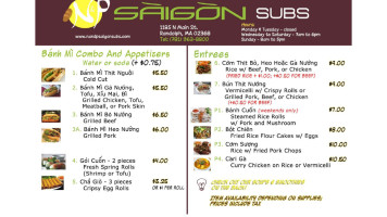 N&h Saigon Subs food