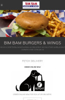 Bim Bam Burgers Wings Oxford menu