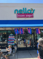 Nella's Frozen Yogurt inside