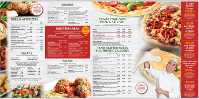 Amore Pizza Stoneham menu