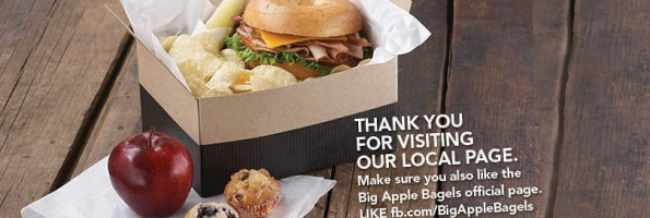 Big Apple Bagels food