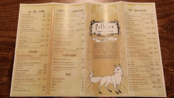 Folklore Coffee Co. menu