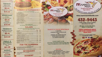 Mamma's Pizza food