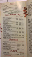 Mamma's Pizza menu