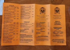 Ruk Mae Healthy Thai Cuisine menu