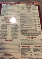 Hot-z Pizza menu