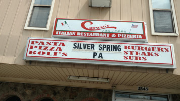 Caruso's Italian Pizza Shop outside