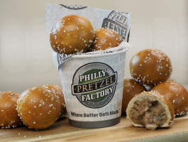 Philly Pretzel Factory food