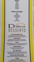 Dafnos Italian Grille menu