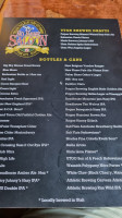 No Name Saloon menu