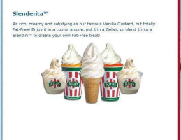 Rita's Water Ice menu