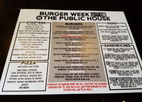 The Public House menu