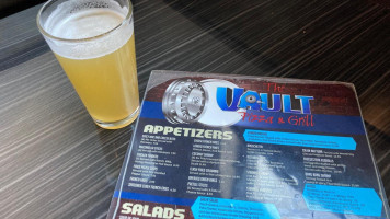 The Vault Pizza and Grill menu