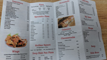 Right Pizza menu