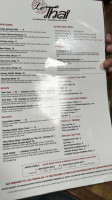 Le Thai menu