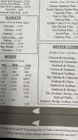 Lobster Claw menu