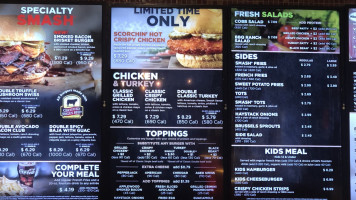 Smashburger menu